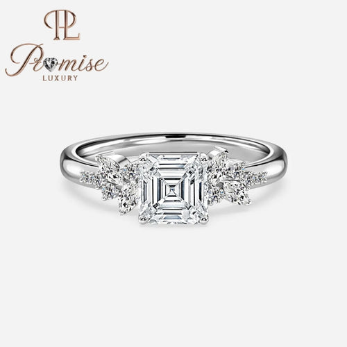 1.0 CT Eternal Love Statement: Promise Luxury's Heart Diamond Surrounded by Sparkling Diamond Halo on Classic White Gold Band