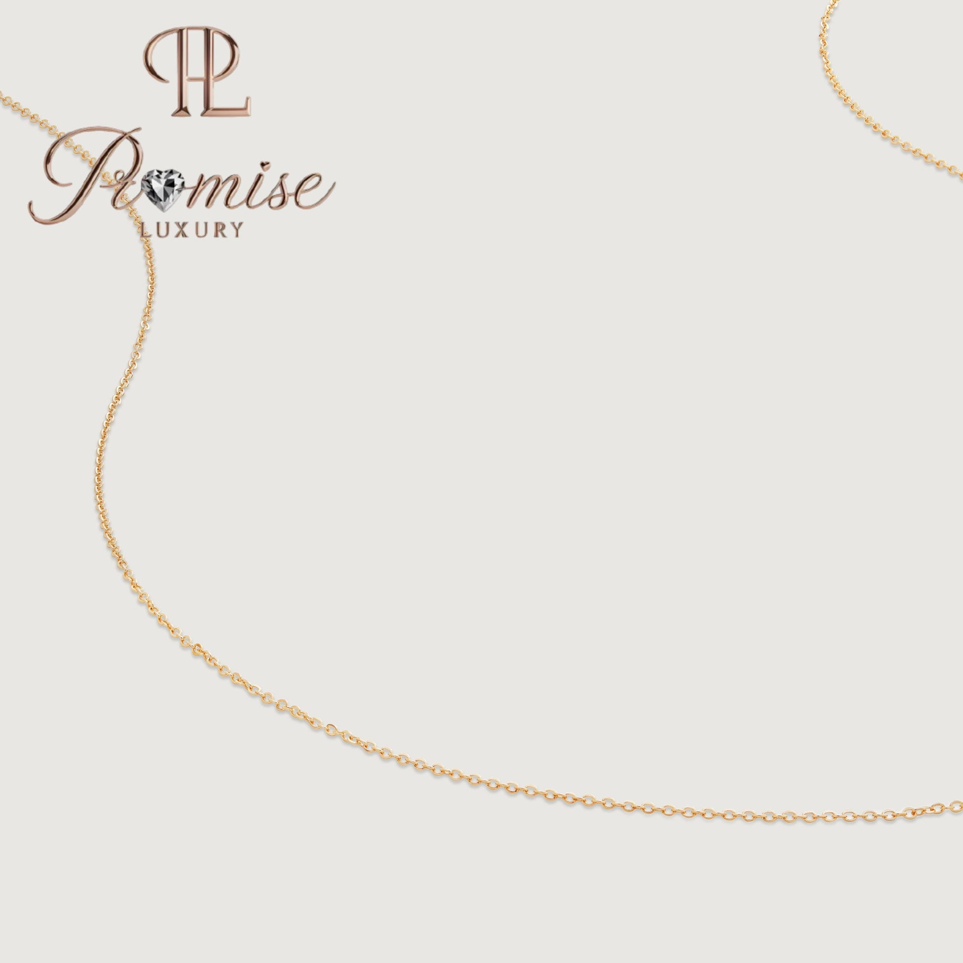 Diamond Initial "L" Pendant Necklace in 14K Gold – Elegant Personalized Letter Jewelry by Promise Luxury
