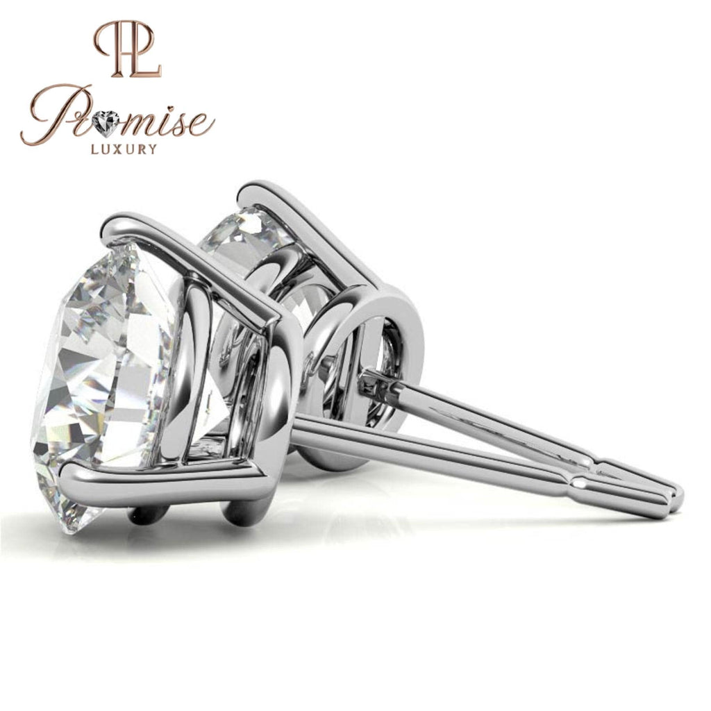 Rose Gold 6-Prong Lab-Grown Diamond Stud Earrings – 1 ctw of Brilliant Sparkle for Everyday Elegance