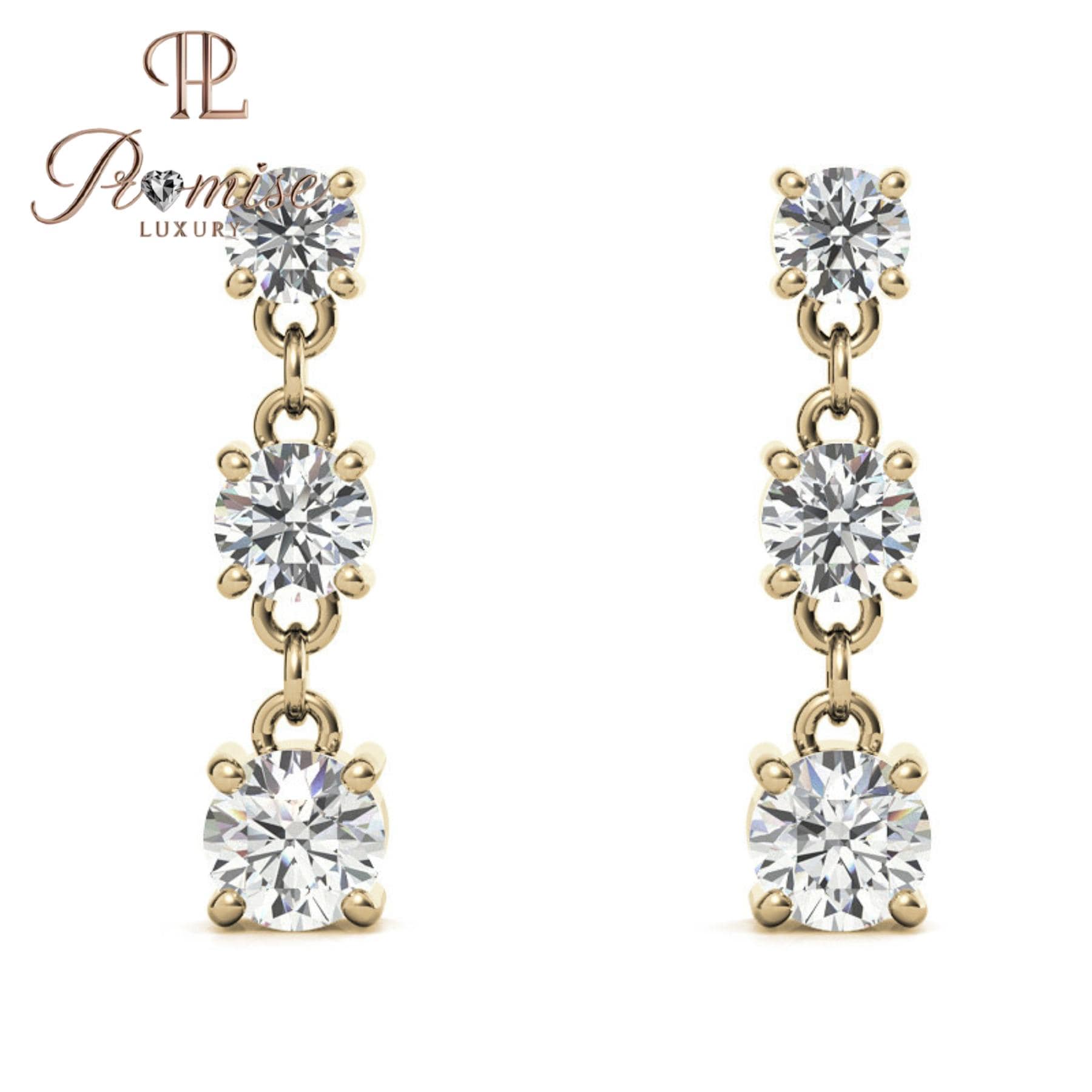 2.0 C.Round Halo Diamond Stud Earrings 14K White Gold | Brilliant Cut Pave Halo | Classic Bridal Gift, Everyday Luxury | 0.50–2.00 CTW Pair